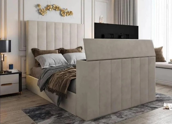 Posh panel tv bed frame
