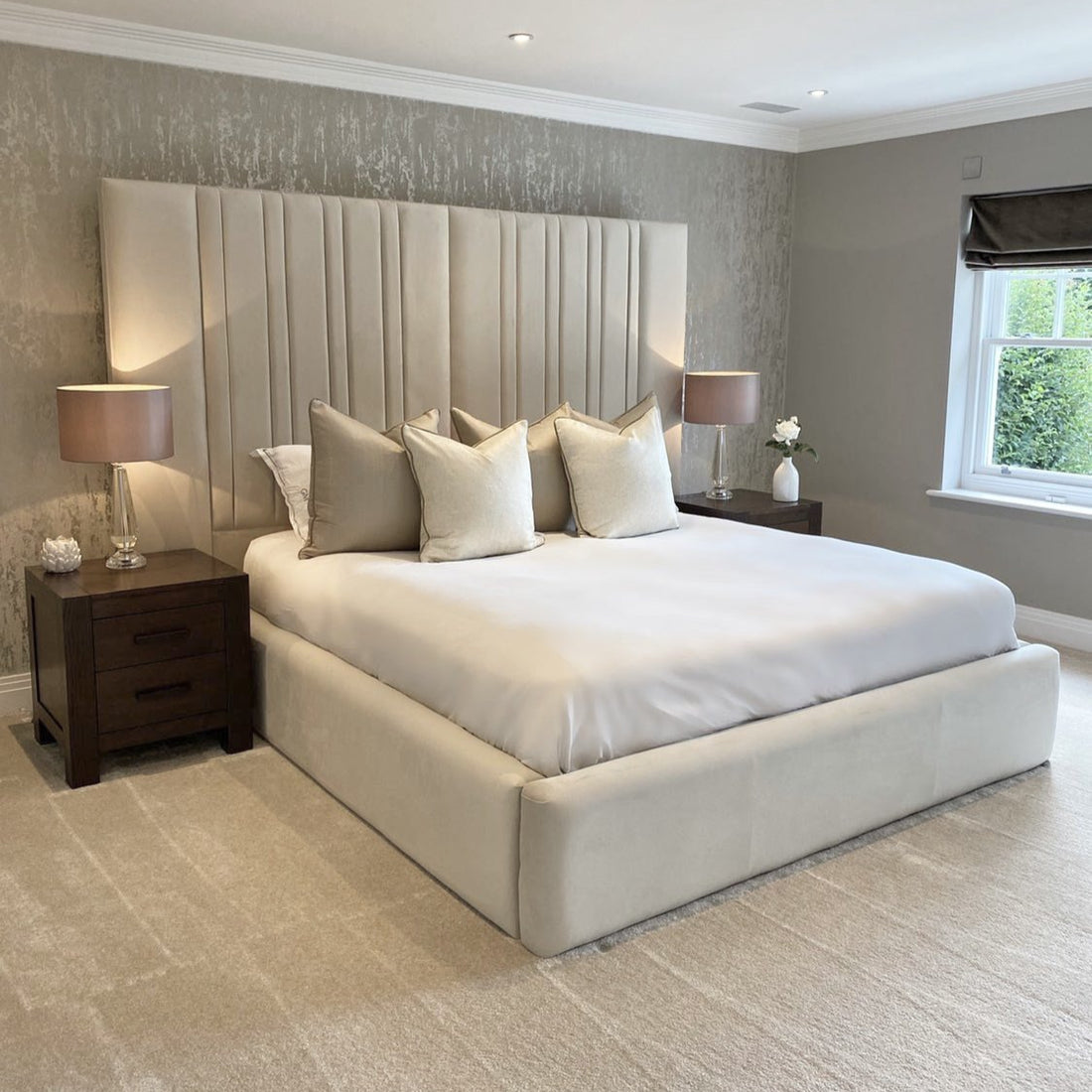 Bed Frame From Wood - Mirage Luxury Bed