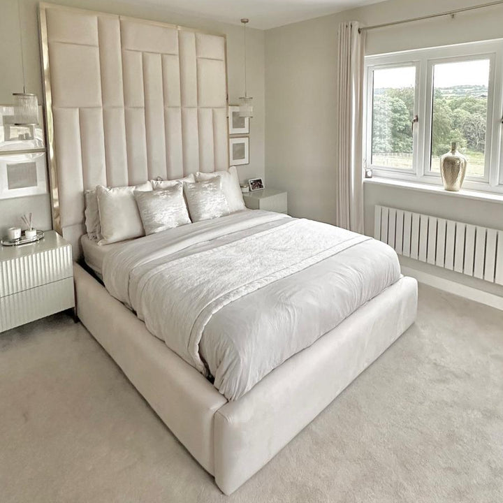 Double Bed Frames - Paneled Bed Frame