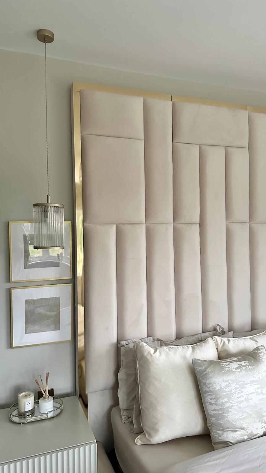 Double Bed Frames - Paneled Bed With Frame