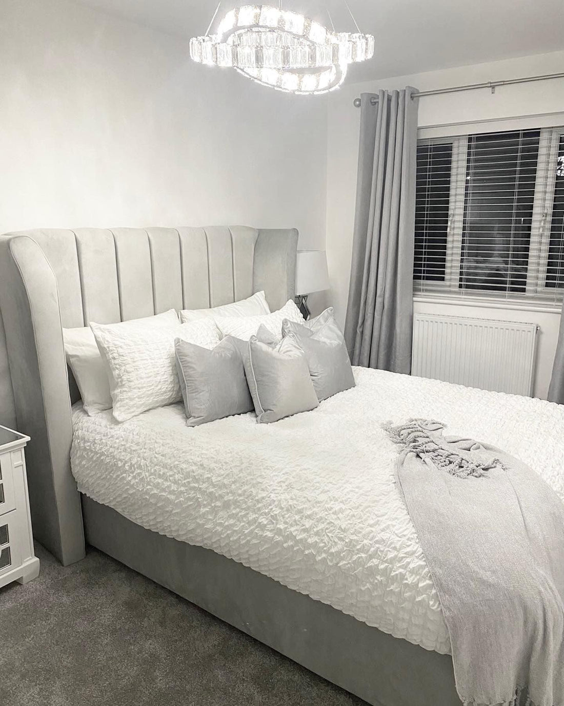 Double Bed with Storage - Bayswater Stripe Bed 2