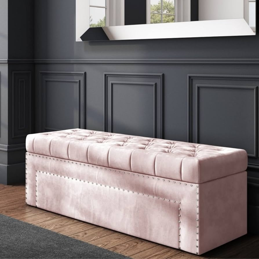 posh chesterfield blanket storage