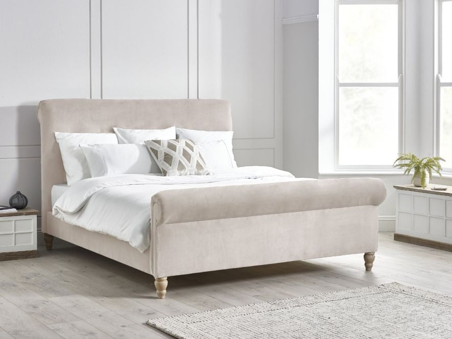 Double Bed with Storage - Kensington Scroll Bed
