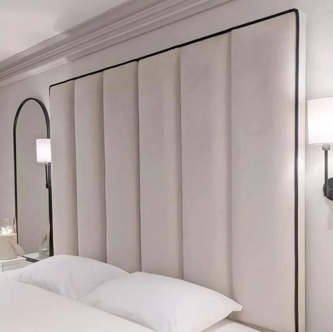 King Size Bed With Frame - Luxury Panel Bed With Frame And Mattress
