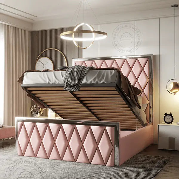 Ottoman Storage Bed - Windsor Diamond Bed 2