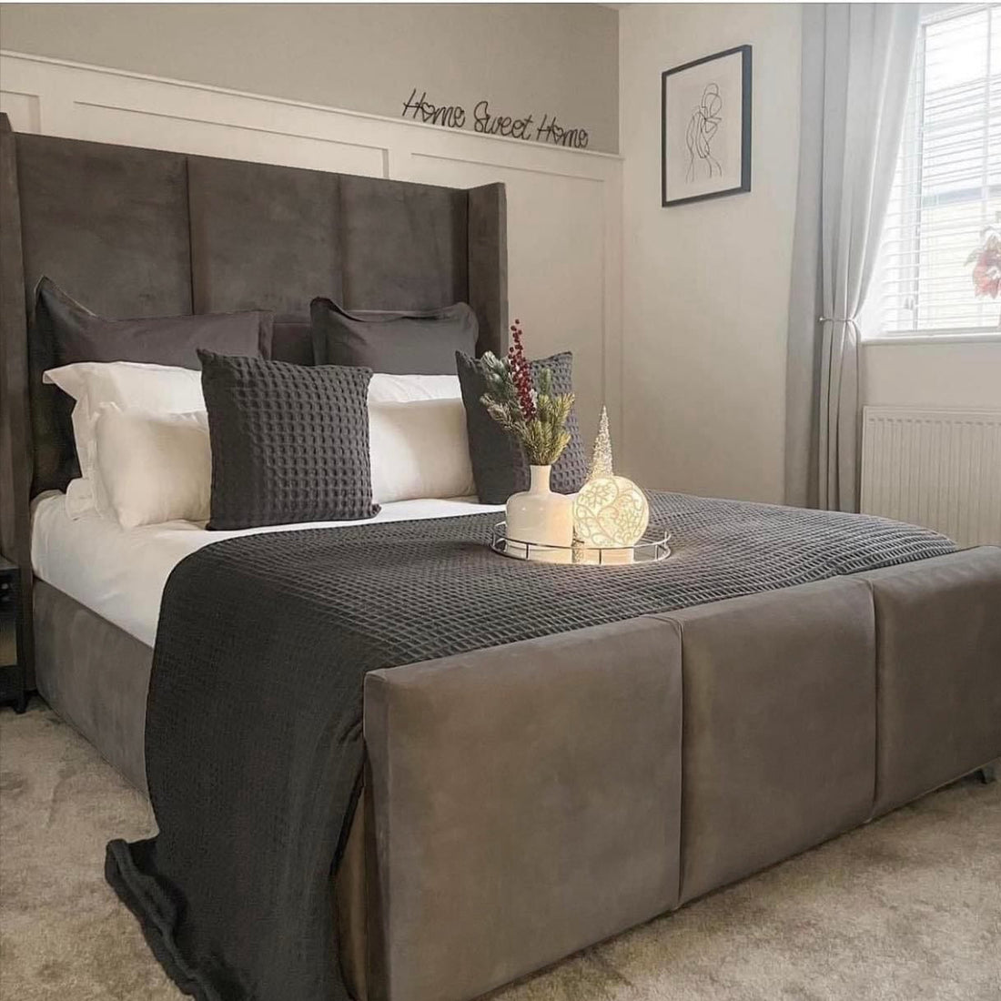 Single Bed with Storage - Hampstead Wingback Bed
