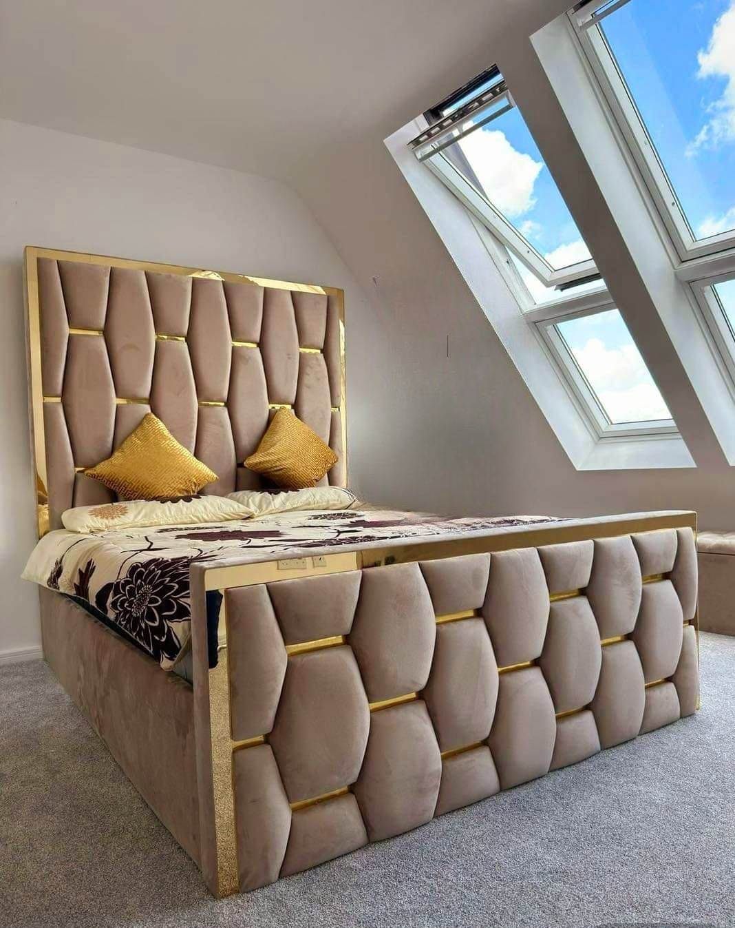 Single Bed with Storage and Mattress - Celestial Slumber Bed